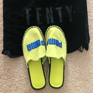 Puma X Fenty Women ESPADRILLE RIHANNA SLIPPERS SLIDES loafer